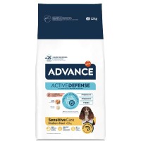 Advance Dog Sensitive Salmon and Rice ЛОСОСЬ корм для собак средних и крупных пород 12 кг (923932)